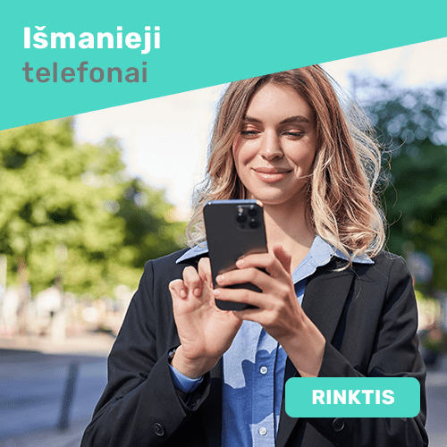 Išmanieji telefonai - Android, Apple internetu